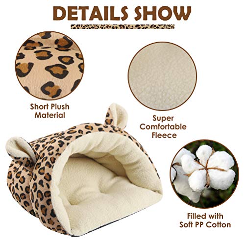 PAWCHIE Guinea Pig Bed Warm Cave Beds for Small Animals, Super Soft