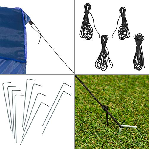 Yeer Falt Pavillon Klapp Zelt 6x3m Festzelt Gartenzelt Partyzelt wasserdicht (Color : Blau) – Bild 6
