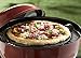 Emile Henry Made in France Flame Top Pizza Stone, Black. Perfect for Pizzas or Breads. In the Oven, On Top of the BBQ. Safe up to 750 degrees F. 100% Natural Clay, Glazed Surface. Easy to Clean.