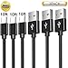 Type C, Asstar [3 Pack] 10FT Nylon Braided Long Cord-USB Data Charge Charging Cable for ZTE Zmax Pro Z981/Samsung Galaxy S8,S8 Plus/HTC Bolt/Google Pixel/Pixel XL, Nexus 6p/5X,LG G5 (Black)