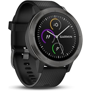 Garmin Vivoactive 3 GPS Smartwatch with Built-In Sports Apps and Wrist Heart Rate, Gunmetal (Renewed)