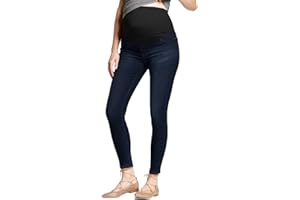 Hybrid & Company Maternity Women's Super Comfy Ultra Stretch Skinny Jeans