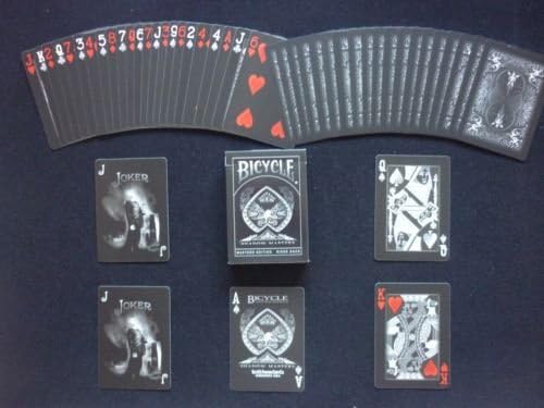 Bicycle Shadow Masters BLACK Deck of Playing Cards by Ellusionist - sport card game, playing