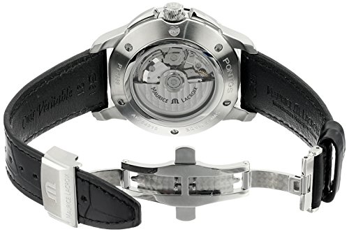 Maurice-Lacroix-Herren-analog-Schweizer-Automatik-Uhr-mit-Leder-Armband-PT6388-SS001-131-1