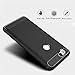 Vinve Compatible with Google Pixel 2 Case, [Slim Thin] Carbon Fiber TPU Shock Absorption Anti-Scratches Flexible Soft Protective Case - Black