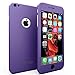 Mengo SlimFit 360 [Ultra-Thin] Case for iPhone 6/6S PLUS With Tempered Glass Screen Protector – Purple (Will ONLY fit 6/6S PLUS)
