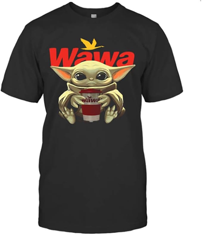Amazon.com: Vintage Gifts Tee BÃ¤bÃ¿ yÃ¶dÃ¤ Hug Wawa Coffee Shirts: Clothing