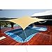 Alion Home Waterproof Woven Sun Shade Sail - Desert Sand (13 ft 1