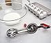 RSVP International (BEATR-RD) Handheld Vintage Inspired Egg Beater, 18/8 Stainless Steel Dishwasher Safe, 12.25 Inch, Red