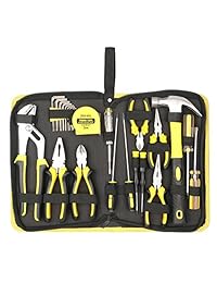homeowner Juego de herramientas para Dowell 24 piezas Kit de herramientas de mano pequeño con General de Hogares Caja de herramientas de plástico caso de almacenamiento