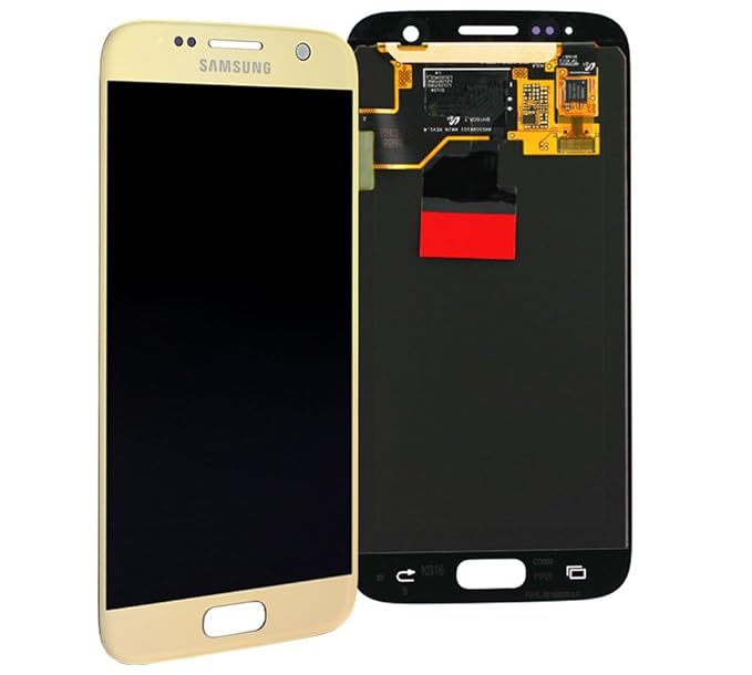 Original Samsung Galaxy S7 SM G930F LCD AMOLED Display Touchscreen Digitizer Gold Service Ersatzteil GH97-18523C
