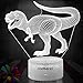 LLAMEVOL Dinosaur Kids Night Lights T Rex Christmas Gift Birthday Dino Toys 3D Illusion Lamp Boy Girl 7 Color