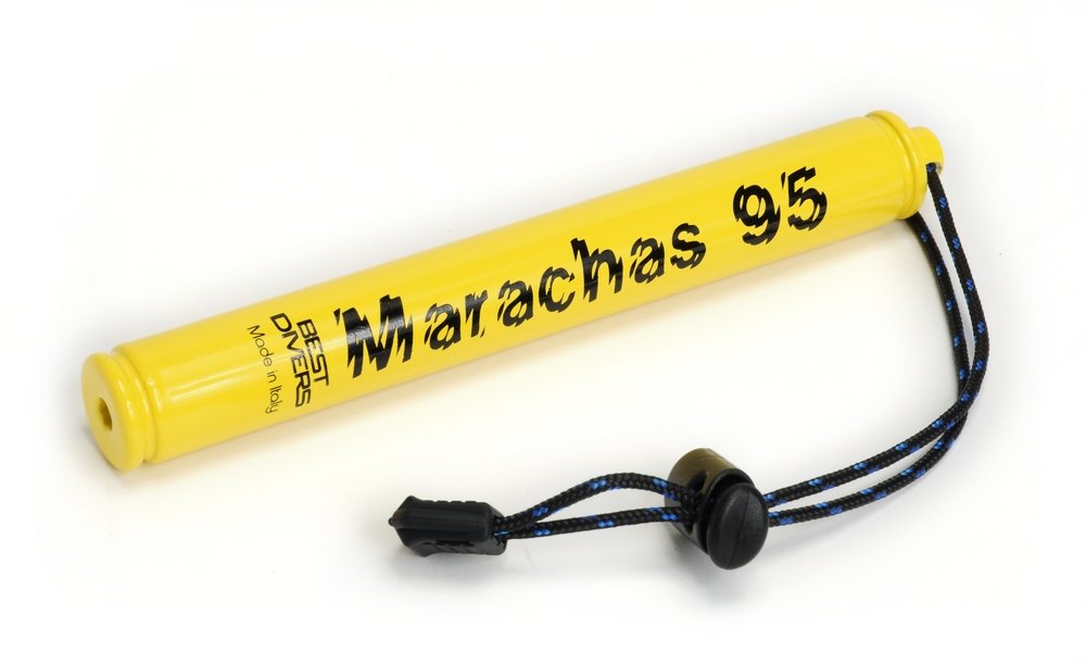 Best divers Marachas 95 Sound alert, Ø 20 mm, Yellow