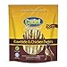 Cadet Gourmet 5-Inch Beef Hide Twist Chew Sticks, Long-Lasting and Natural Rawhide Chews for Dogs, Inspected & Tested in USA, Chicken Flavor, 50 Count