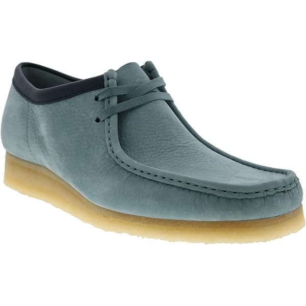 Amazon.com | Clarks Men's Two Color Wallabee Boots, Blue
