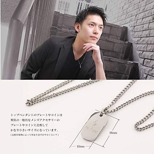 Amazon Co Jp エポラージュ Epaullage メンズ チェーンタイプ 男性用 磁気ネックレス チェーン全長約50cm プレート ドラッグストア