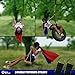 Tree Swing Straps Hanging Kit (Set of 2) - 5 ft Long Strap +2 Locking Carabiners +1 Swivel Hook +1 Superhero Cape For Kids - Fast & Easy Installation - Great For Swing Sets, Hammock, Web & Tire Swings
