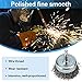 Rocaris 10 Pack Wire Cup Brush with 1/4-Inch Hex Shank, 2 Inch Wire Drill Brush Set for Removal of Rust/Corrosion/Paint