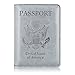 Passport Holder Case, ACdream Protective Premium PU Leather RFID Blocking Wallet Case for Passport, Grey