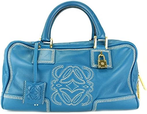 Amazon ロエベ 311 54 001 アマソナ28 ボストン ピーコック ハンド バッグ ラムスキン ブルーグリーン ゴールド金具 Loewe 中古 メンズ レディース 記念日 美品 良品 中古 中古品 銀座パリス Loewe ロエベ シューズ バッグ
