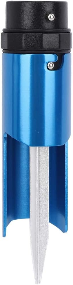 Gerioie Fishing Pole Ground Support, Anti-Rust Fishing Rod Stand, Spikes Ground Holder, Anti-Corrosion for Sea Rod Casting Rod