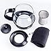 Glass Teapot with Infuser and Warmer Sleeve, Blooming Loose Leaf Tea Pot, Tea Infuser Holds 4-5 Cups - 2 Infusers Included