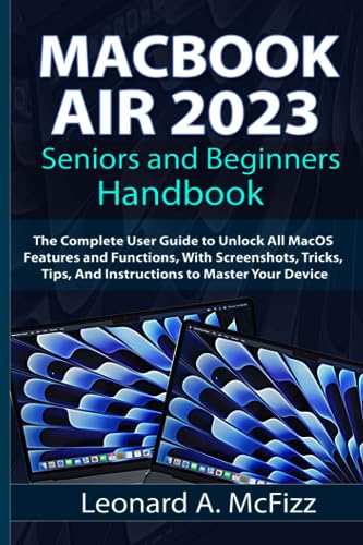 MACBOOK AIR 2023 Seniors and Beginners