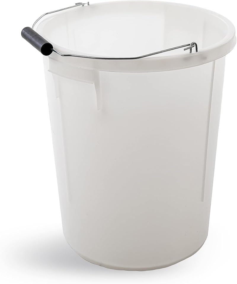 PlasticForte 28 Litre Heavy Duty Plasterers Bucket for Mixing Water Plaster