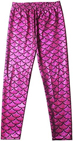 Crystalbella Kid Cosplay Girls Kids Simulation Mermaid Leggings Fitness Legging Pants