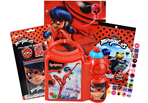 Miraculous Ladybug Lunch and Stationery Set
