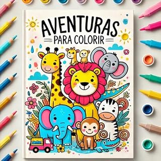 Livro Aventuras para colorir