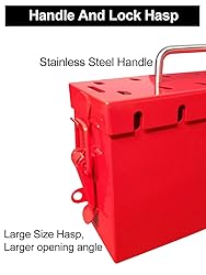 MACCANN&ESSIN Lockout Tagout Group Lock Box Lock