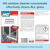 HG Window Cleaner Concentrate 500ml Professional Streak-Free Shine view 3