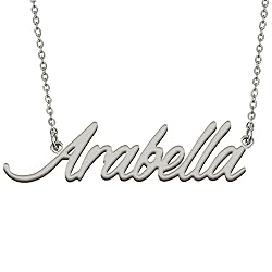 HUAN XUN Custom Dainty Name Necklace Personalized