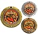 Decade Awards Chili Cook-Off Medal World Class Medal - 3 Inch Wide Chili Competition Medallion with Stars and Stripes American Flag V Neck Ribbon