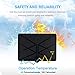 2019 Newest TV Antenna,Indoor Amplified Digital HDTV Antenna 120+ Mile Range with 4K 1080P HD VHF UHF Freeview TV for Life Local Channels Broadcast for All Types of Home Smart Television (Black)