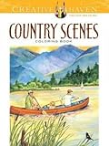 Creative Haven Country Scenes Coloring Book (Adult Coloring) (Paperback)