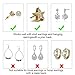 2 Pairs Large Earring backings,925 Sterling Silver Earring Backs Replacements,Adjustable Hypoallergenic Earring Back for Heavy Earring,Earring Backs Droopy Ears (9mm)