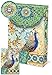 Punch Studio, Royal Peacocks, Decorative Pouch Note Cards, Set of 10