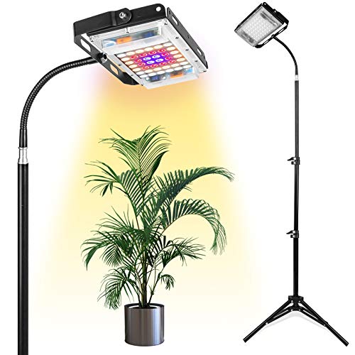 LBW Grow Light with Stand, Full Spectrum 150W LED Floor Plant Light for