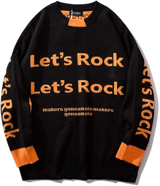 Loeay Suéter Casual de Corte Slim para Hombre Jersey de Color Combinado