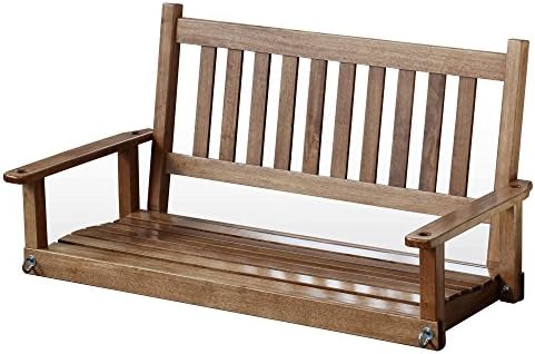 Hinkle Chair Company Stained Plantation Porch Swing, 5', Maple
