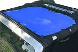 Alien Sunshade Jeep Wrangler Mesh Bikini Top Cover Provides UV Protection for Your 2-Door or 4-Door JK or JKU (2007-2017) (Cobalt Blue)