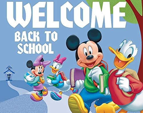 Quality Star Welcome Back to School Library 3D Sign Digital Print Poster (Paper, 18x12 Inch)