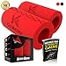 Activ Grips - Thick Bar Training Adapter [1 Set] w/ Bonus E BOOK // Fat Grip Attachment Fits On Barbell, Dumbbell, Cable Attachment For Extreme Muscle Growth - Strengthen Forearms, Biceps, Triceps