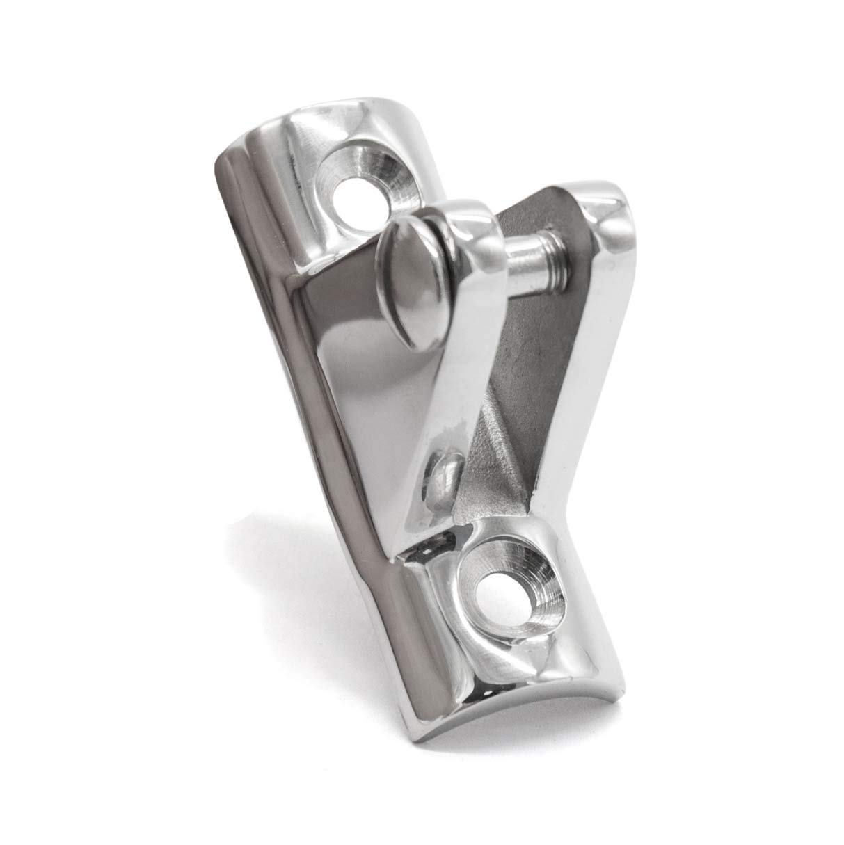 GOFORJUMP Marine Boat Deck Hinge Mount Bimini Top Fitting Hardware with 2pcs Screws 316 Stainless Steel-Concave Base?