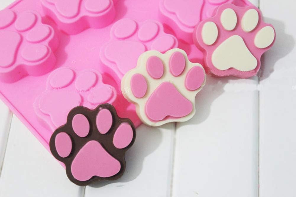 Napravi Rs Rose Jungen Moule En Silicone Forme De Pattes Dours Pour Gateau Chocolat Patisserie 1pcs Moules A Bonbons Et Chocolat Ustensiles A Patisserie