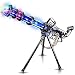 ArtCreativity Light Up Rotary Machine Toy Gun with Tripod Stand Rotating Barrel, LED and Sound Effects - 23 Inch Pretend Play Military Rifle - Batteries Included - Great Gift for Boys and Girls