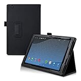 kwmobile Elegant synthetic leather case for Sony Xperia Tablet Z4 in black with convenient STAND FEATURE