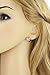 Windshow 18K Yellow Gold Plated Butterfly CZ Mini Huggie Hoop Earrings for Baby Girls Children Kids 0.48